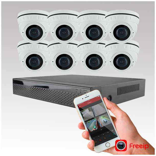 Udendørs videoovervågning til hjemmet - overvågning til private