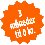 3 måneder til 0 kr.